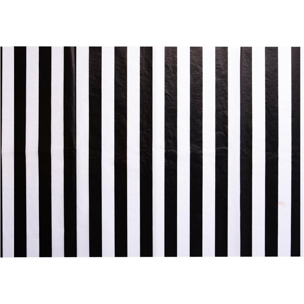 imageShappy Black and White Stripes Tissue Paper Bulk Stripes Wrapping Paper 28 Inch by 20 Inch 30 Sheets for Gift Bags