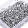 image2000 Pcs Head Pins 1 Inch Straight Pin for Crafts Fine Satin Dressmaker Pins for Jewelry Making Sewing and Craft Stainless Steel1 116 Inch