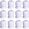 imageShappy 12 Pieces Coupler Piping Bag Plastic Standard Couplers Cake Decorating Pipe Tip for Frosting Icing Nozzles 12 x 1 Inch12
