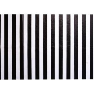 Shappy Black and White Stripes Tissue Paper Bulk Stripes Wrapping Paper, 28 Inch by 20 Inch, 30 Sheets for Gift Bags