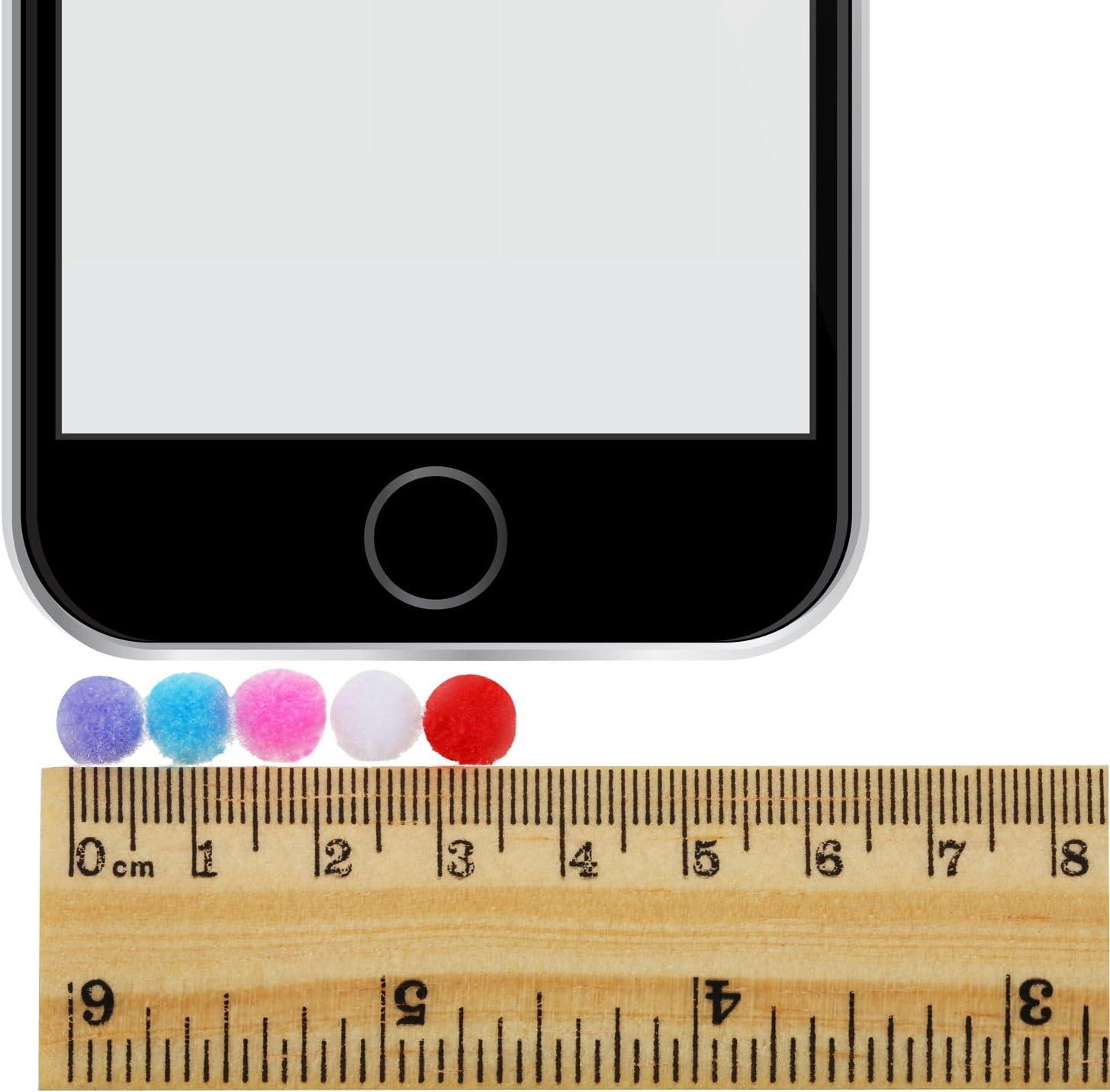 imageShappy 2000 Pieces 6 mm Pom Poms Christmas for Craft Making Christmas Holiday Costume Pom Balls Hobby Supplies and DIY Creative Crafts DecorationsMulticolored