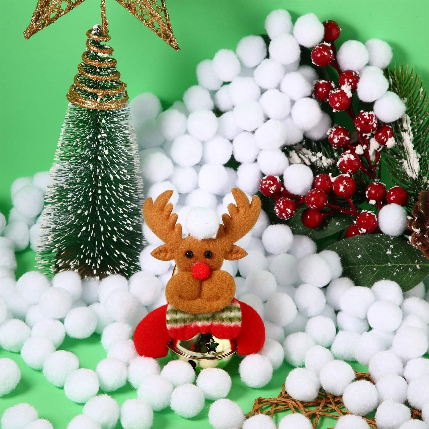 imageShappy 500 Pieces 1 Inch Pom Pom Crafts Balls for DIY Creative Pompoms Decorations Project Hobby Supplies Party DecorationsYellowWhite