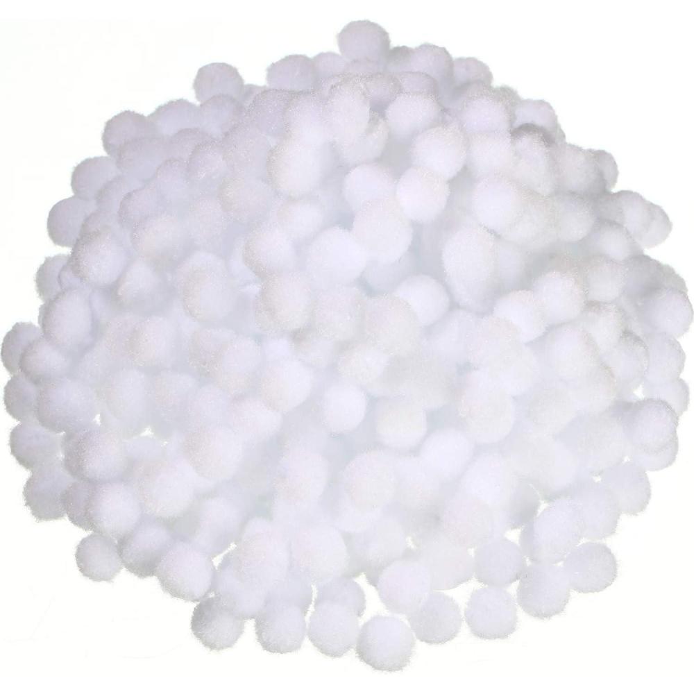 image2000 Pieces 05 Inch Christmas Pom Poms Crafts Mini Pompoms Balls for Craft DIY and Hobby Supplies WhiteGreenRedWhite