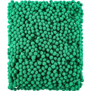 Shappy 2000 Pieces 6 mm Pom Poms Christmas for Craft Making, Christmas Holiday Costume Pom Balls Hobby Supplies and DIY Creative Crafts Decorations(Green)
