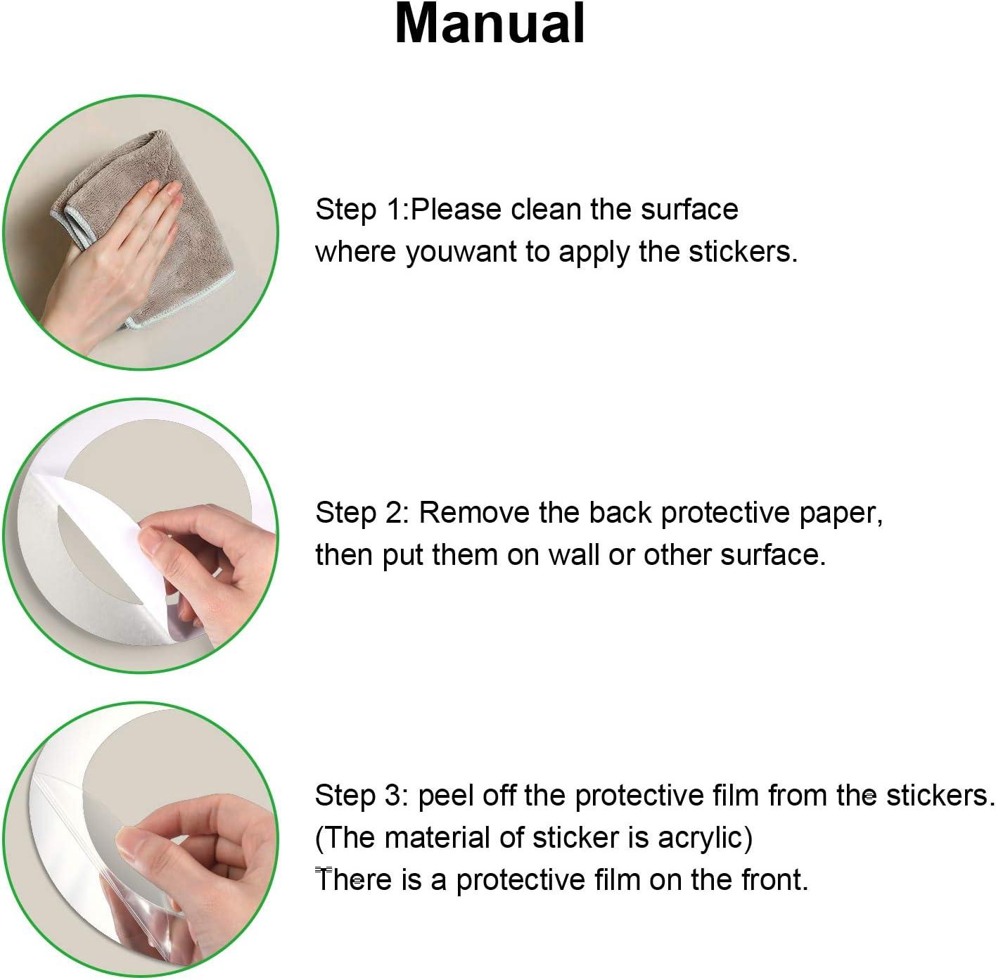 imageShappy 72 Pieces Removable Round Mirror Wall Decal Circle Wall Mirror Stickers Silver Acrylic Decals for Living Room Bedroom Home Wedding Office Home Decor 25135 cm