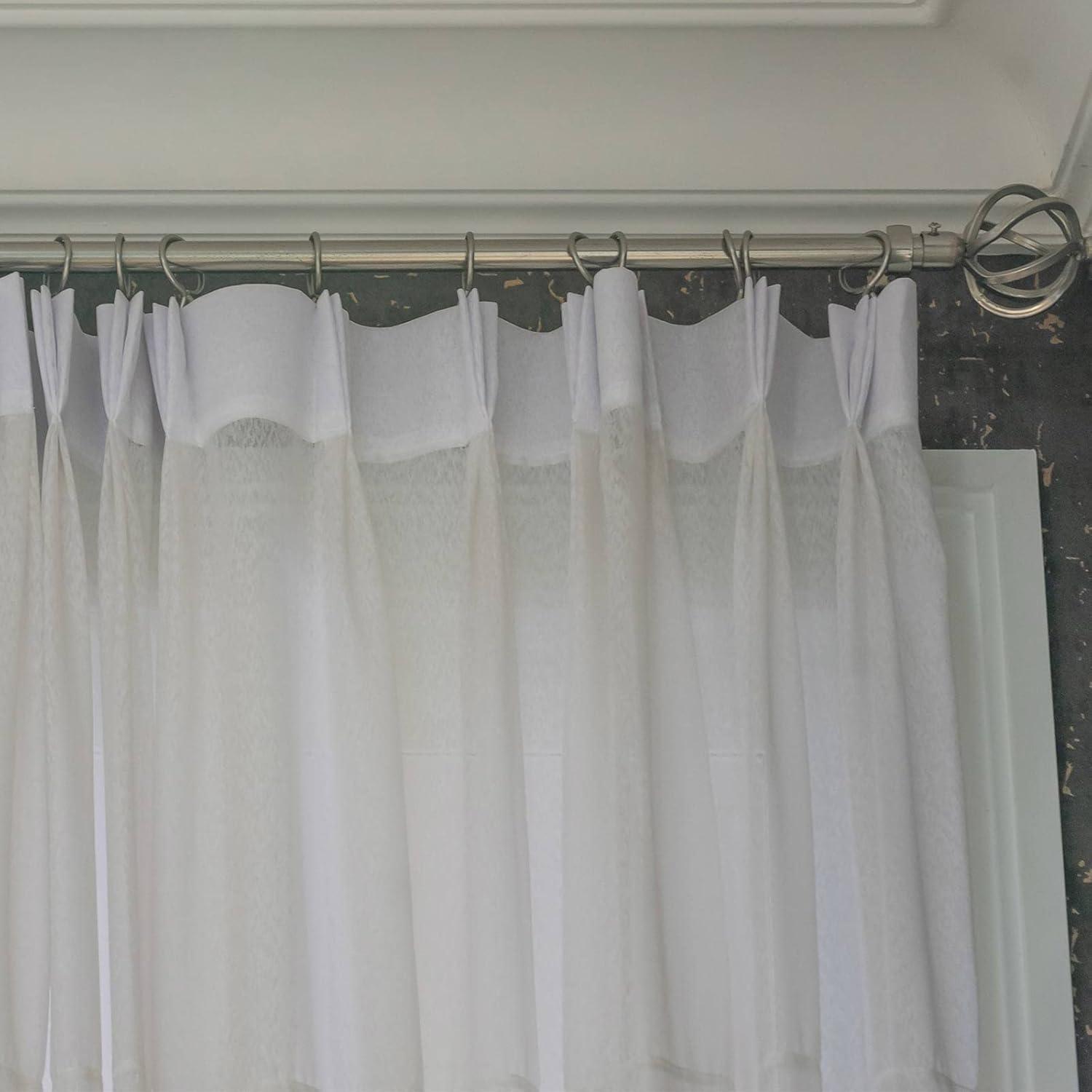 image:imageShappy 40 Pack Metal Drapery Curtain Rod Rings with Eyelets Internal Diameter 15in Fits up to 11in Rod Hanging Drape Sliding Eyelet Black Rings for Window Door Shower BathroomGray
